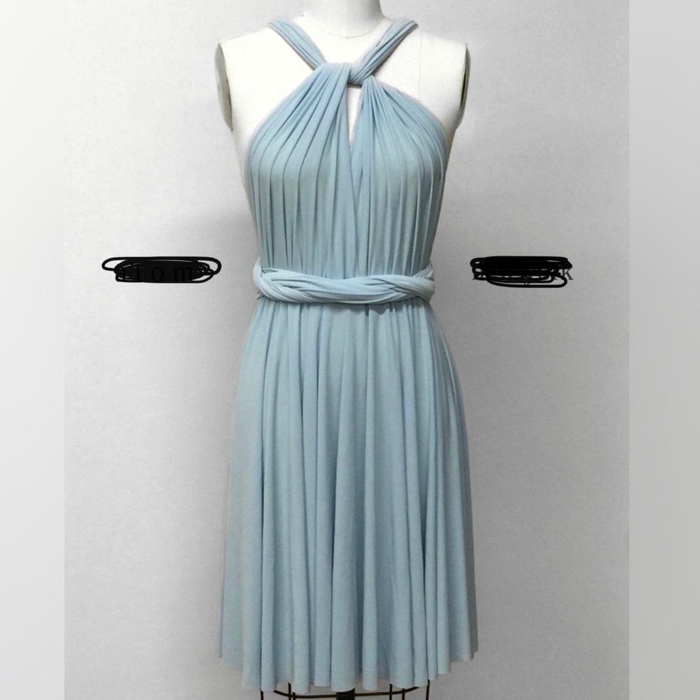 💕Infinity dress- Baby Blue. One Size.💕